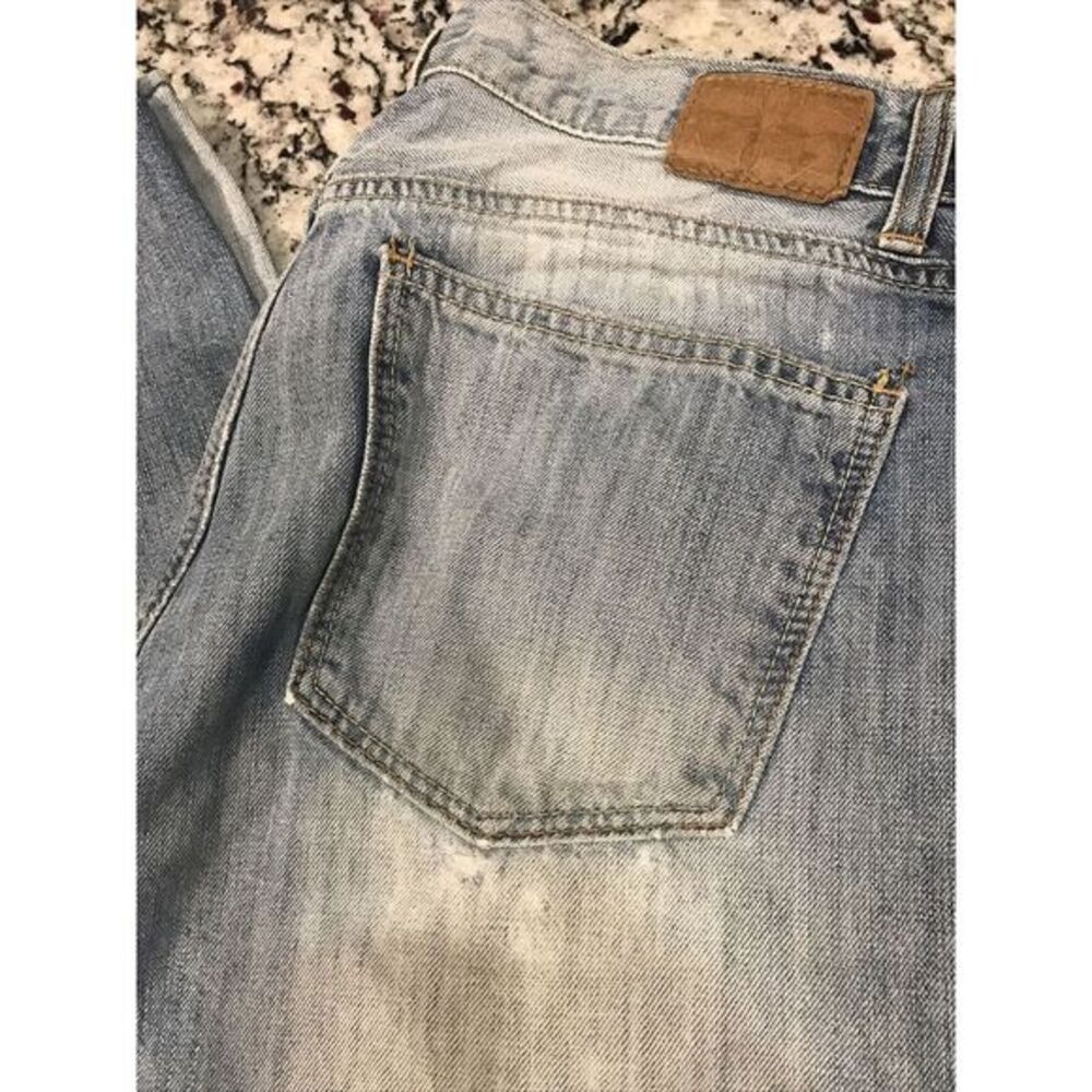 Cremieux‎ Men's Blue Denim Jeans Straight Leg Comfort Cotton Stretch Size 33x32 - Picture 2 of 12
